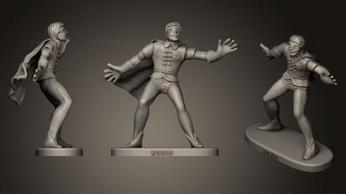 Figurines heroes, monsters and demons (Robin, STKM_0505) 3D models for cnc